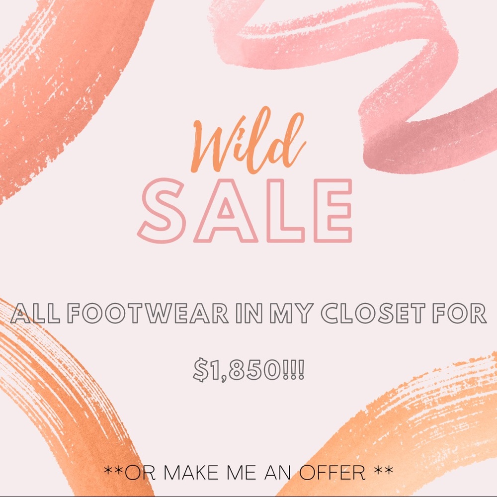 SHOES / HEELS / ALL CLOSET FOOTWEAR (26 PAIRS)
